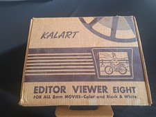 Kalart Editor Viewer Eight Model EV-8 for 8mm film movies, WORKS