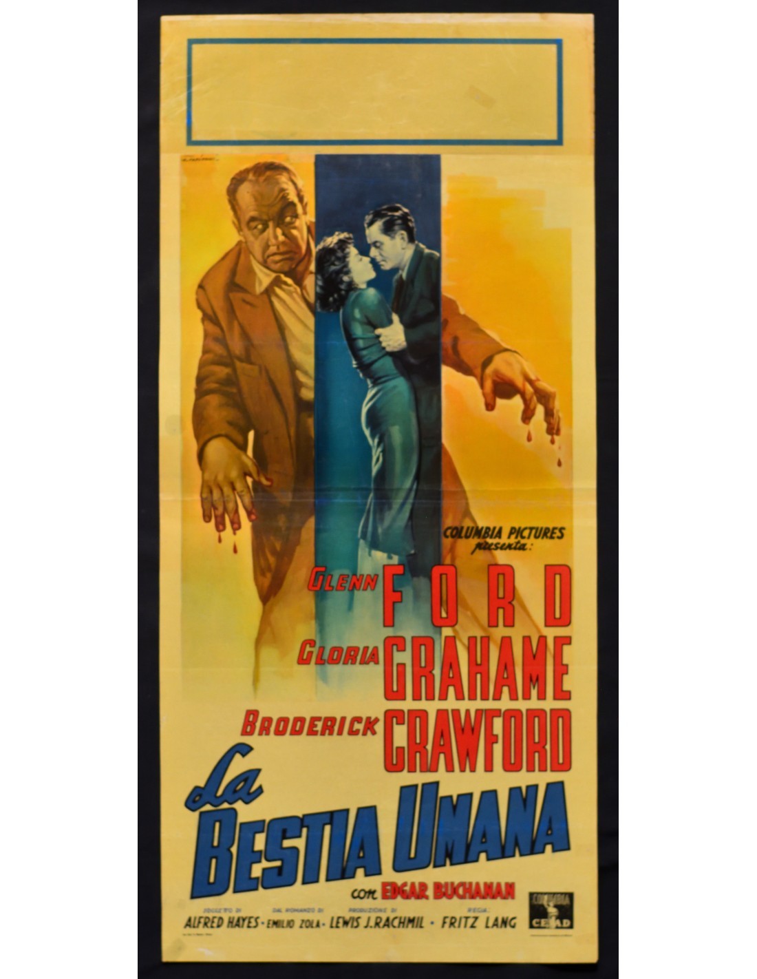 Locandina di La bestia umana (1954)