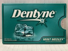 Vintage 2008 DENTYNE Mint Medley 12 Pieces Chewing Gum--NOS-Sealed