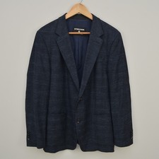 Strellson Arndt2 Wool Blend Blue Sport Jacket Blazer Mens Size EU 52 US/UK 42