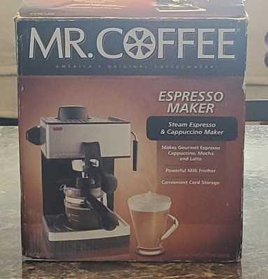 NEW Mr. Coffee Steam Espresso & Cappuccino Maker Model ECM160