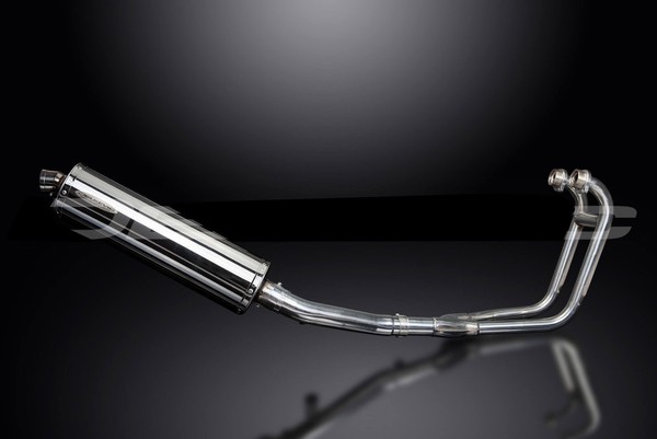 Suzuki 500 Gse/Gsf 1989-2009 Delkevic 2/1 Auspuffanlage Oval 450 Mm D-image