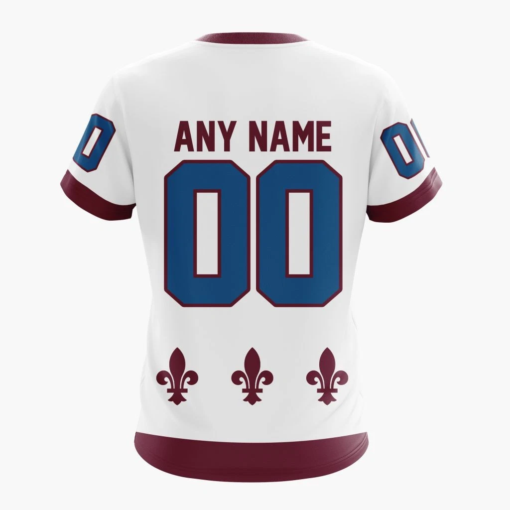 Colorado Avalanche Personalized Reverse Retro Design Gifts for Hockey Fans