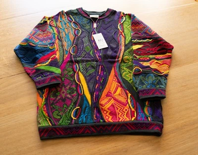 Coogi Australia SUPER RARE new with tags Vintage 90s COOGI Sweater Medium - Bild 1 von 4