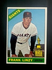 1966 Topps Baseball #78 Frank Linzy (Rookie Cup) (Giants) NM+