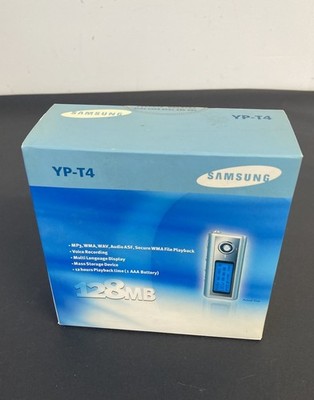 Ultrakompakter Samsung YP-T4 128MB Digital Musik MP3 Player - Neu in geöffneter Verpackung