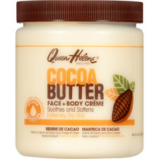 Queen Helene Cocoa Butter Cr me Face  Body Lotion for Dry Skin, 15 oz
