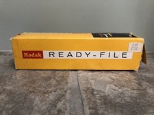 Kodak Ready File 35mm Slide Container Plastic Storage Box 9.5 X 2.5  