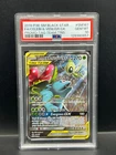 Pokemon PSA 10 GEM MT Celebi & Venusaur GX SM167 Tam Team Tins Holo 2019 S#0657