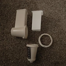 Presto Salad Shooter Food Chute & Pusher & 00291001  Replacement Parts Lot Of 4