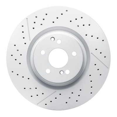 For Mercedes-Benz AMG GT 43 21-24 DFC GEOSPEC Drilled & Slotted Rear Brake Rotor