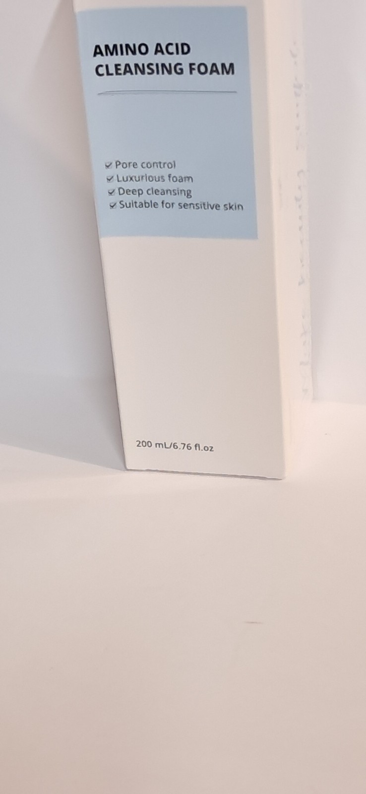 Amino Acid Cleansing Foam Face Wash Deep Cleansing Pore Control 6.76oz 