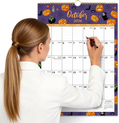 Calendar 2026-2027 - Wall Calendar 2026-2027, Jul 2026 - Dec 2027, 12" X 17"