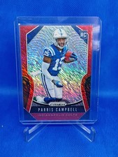 2019 Panini Red Shimmer Prizm /15 Parris Campbell #347 Rookie RC Colts Rare 3/15
