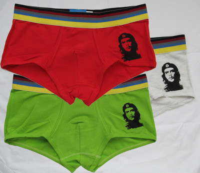 G785 Ernesto Che Guevara Print Face Cuba Revolution Freedom Underwear Briefs