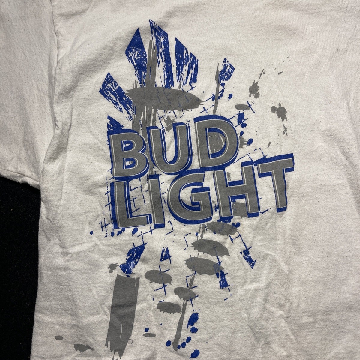 Vintage Y2K Budweiser Bud Light Lime Beer White Hanes