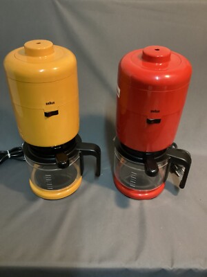 BRAUN KF20 TYP 4050. SPACE AGE DESIGN. COFFEE MACHINE. MADE IN