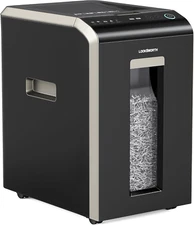 -200-Sheet Micro-Cut Paper Shredder for Office, P-5 High Security Shredders for