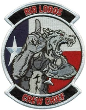 USAF BEECH T-1A JAYHAWK CREW CHIEF - RIO LOBOS PATCH