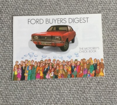 Ford Buyers Digest Range Prospekt um 1970 Ref FA 190