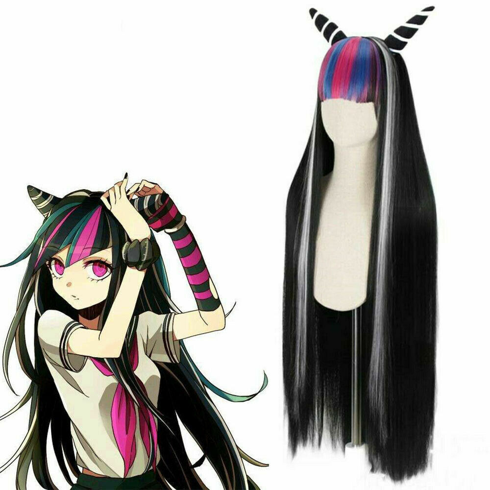 Deaimon Recipe for Happiness Matsukaze Kanoko Black Cosplay Wig