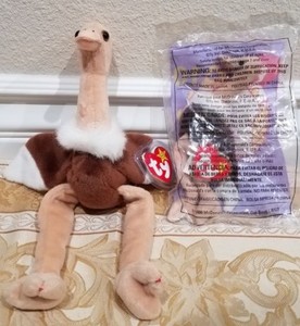 stretchy the ostrich beanie baby mcdonalds