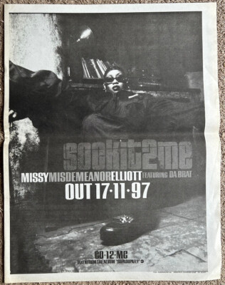 MISSY MISDEMEANOR ELLIOTT - 1997 Full page UK press ad