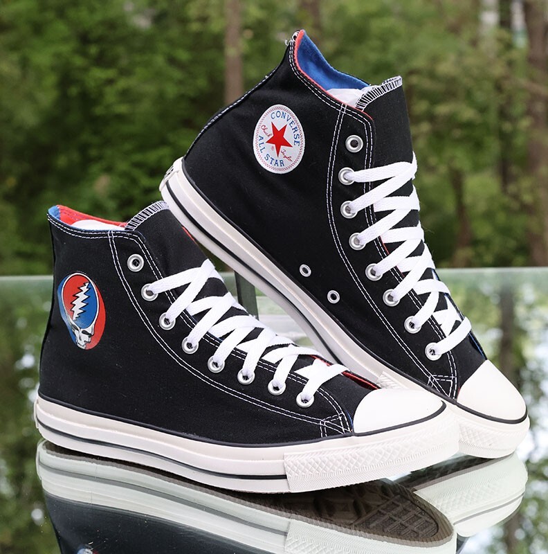 Converse Chuck Taylor All Star Hi x Grateful Dead Men's Size Converse Chuck Taylor All Star Hi x Grateful Dead Men's Size