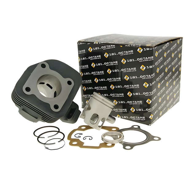 101 Octane Zylinderkit 50Ccm Gerade 12Mm FüR Keeway RY8 50 CPI Oliver Vento Zip-image