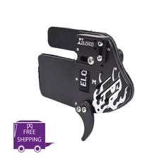 Archery Finger Tab for Recurve Bow. Leather Finger Guard with Aluminum Plate NEW