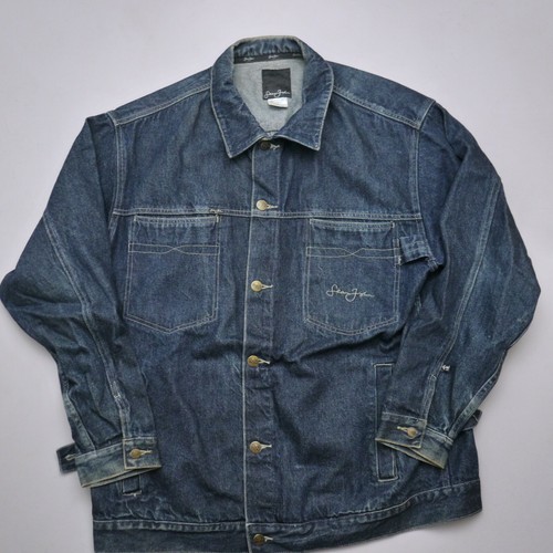 Sean Jean Denim Jacket Large Button Up 