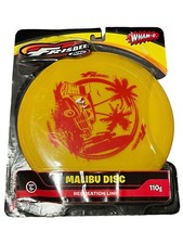 New Wham-O Frisbee Disc Malibu Beach Yellow And Red 2011