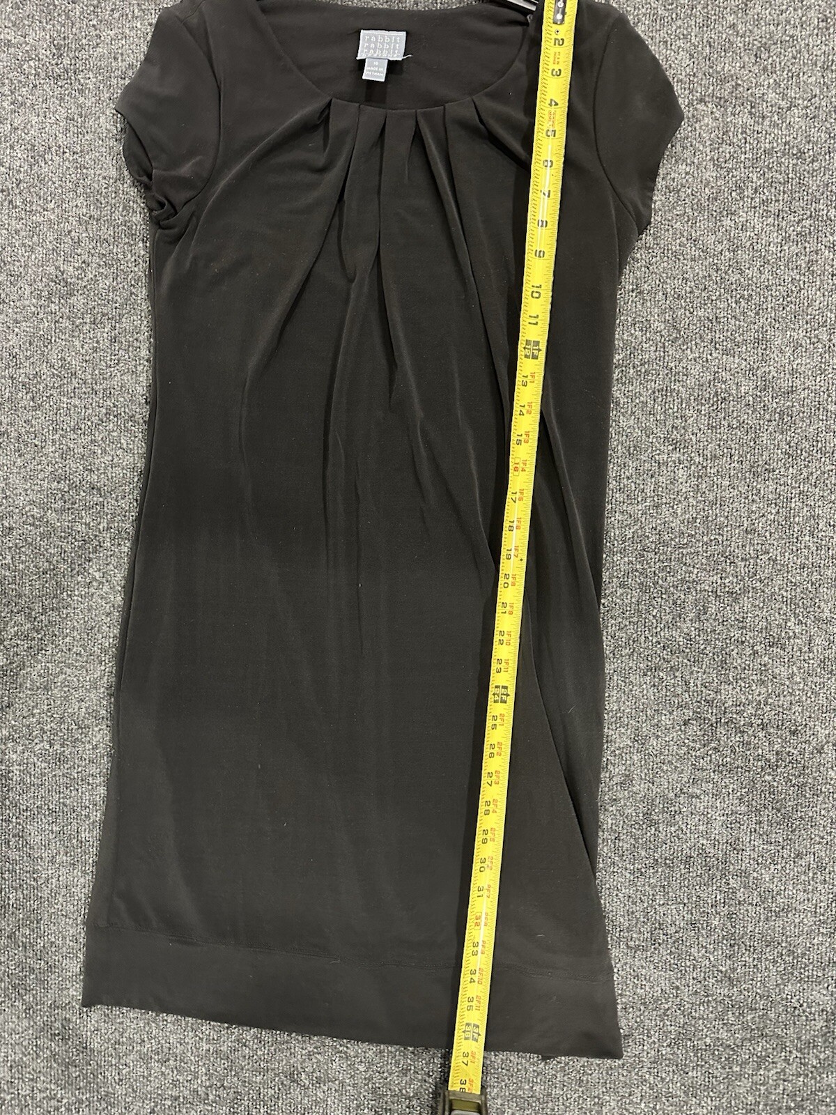 Rabbit Rabbit Rabbit Designs Black basic Dress Si… - image 9