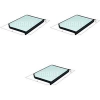 3X Mahle / Knecht Innenraumfilter Innenraumluft Pollenfilter LA 379