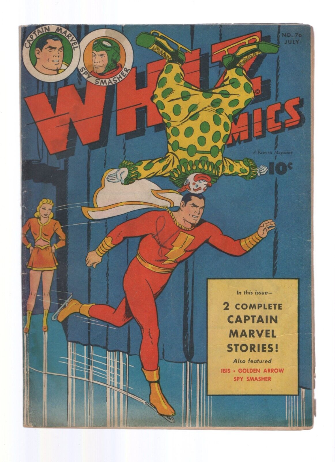 Whiz Comics #76 - Fawcett 1946 - Captain Marvel (Shazam) - Lower Grade Plus
