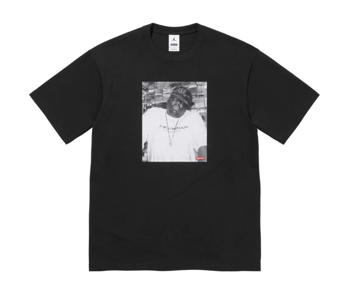 Supreme Jordan Biggie Tee Black Size L Large 2024 | eBay Supreme Jordan Biggie Tee Black Size L Large 2024 | eBay