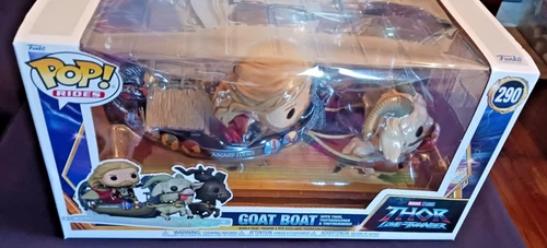 Funko Pop! Rides Marvel Goat Boat With Thor Toothgnasher & Toothgrinder #290