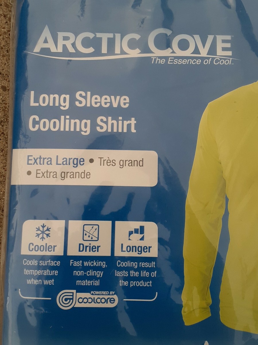 Arctic Cove XL Long Sleeve Cooling Shirt Sun Protection Safety