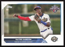 2023 Topps Pro Debut Rayne Doncon PD-23 Prospects | Los Angeles Dodgers