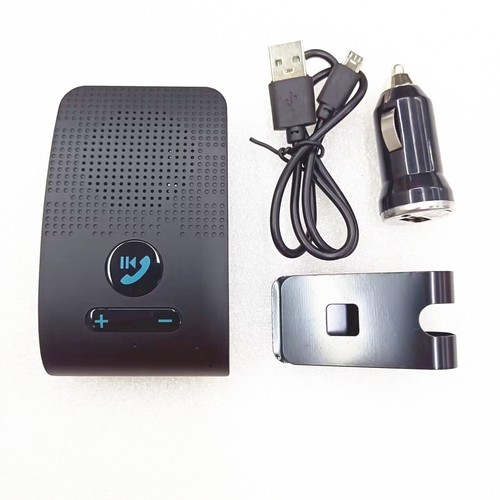 Bluetooth Hands Free Car Kit Speakerphone Sun Visor Wireless Speaker Phone Black - Bild 19 von 19