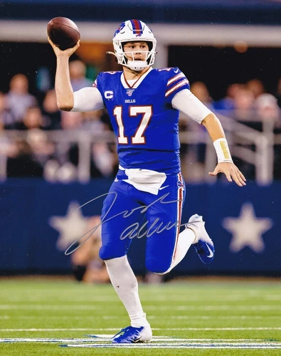 JOSH ALLEN BUFFALO BILLS SIGNED AUTOGRAPH 8X10 PHOTO