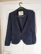 Anthropologie Cartonnier Blazer Jacket Womens Size 8 Black/blue?