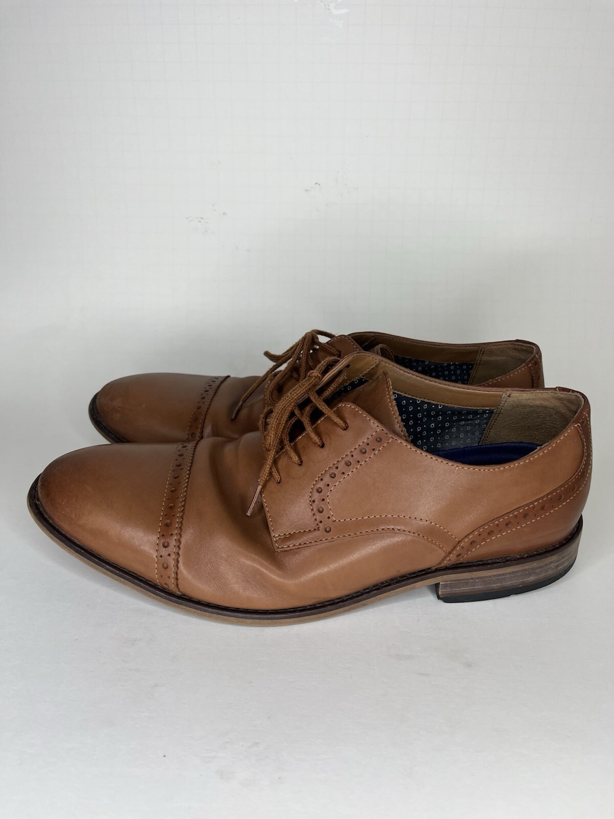 SAOLA Abito casual Bostonian Oxford Commonwealth 16501 uomo 9 W pelle morbida marrone