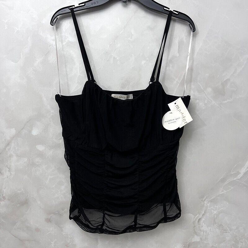sheer spaghetti strap top