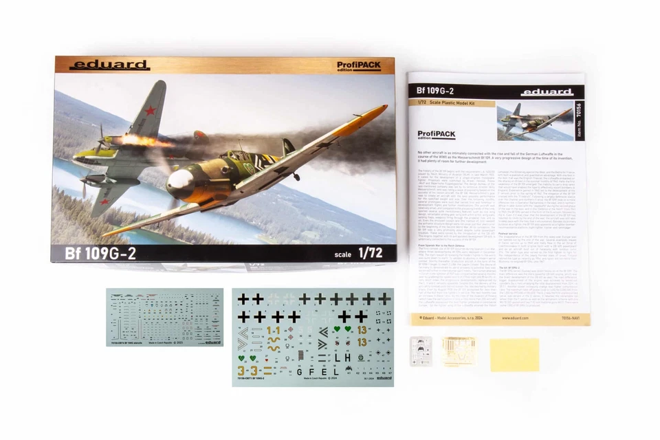 Eduard 70156 Bf 109G-2 Profipack Edition Kit Montaggio 1/72 - Immagine 2 di 3