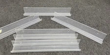 6 Pack 15 Inch White Acrylic Floating Shelf