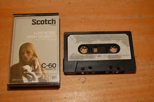 One(1) Scotch cassette tape High Density C-60 USA version RARE