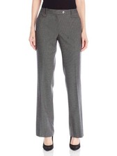 New Calvin Klein Women s Straight- Leg Modern Fit Suit Black/Tin 4