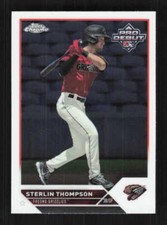 Sterlin Thompson  2023 Topps Pro Debut  Chrome Rockies #PDC-185