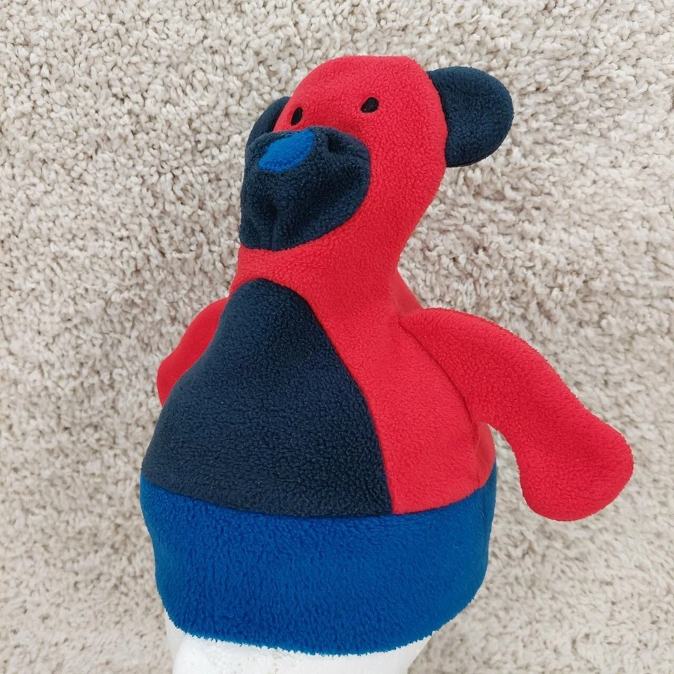 Gorro polar vintage Columbia para niños pequeños oso de peluche, gorra de invierno para bebé sombrero raro. Foto 2 de 4